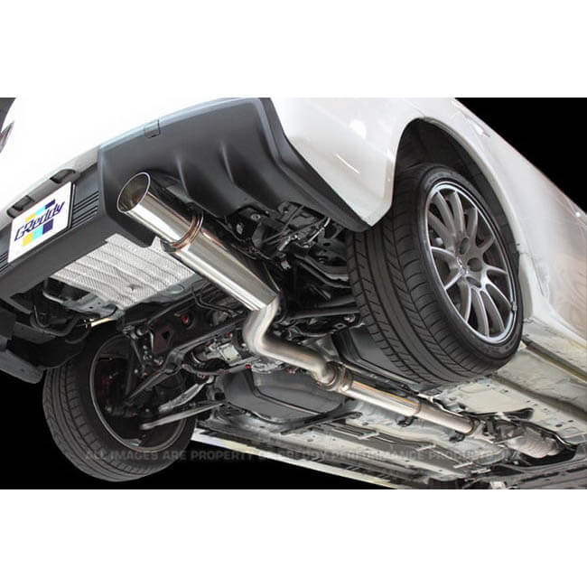 Greddy Revolution RS Cat-Back Exhaust System, 2008-2015 EVO X - Angle 2