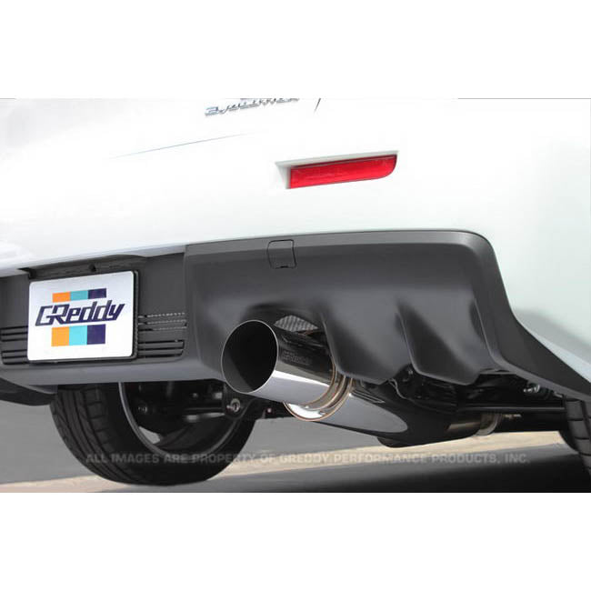 Greddy Revolution RS Cat-Back Exhaust System, 2008-2015 EVO X - Angle 4