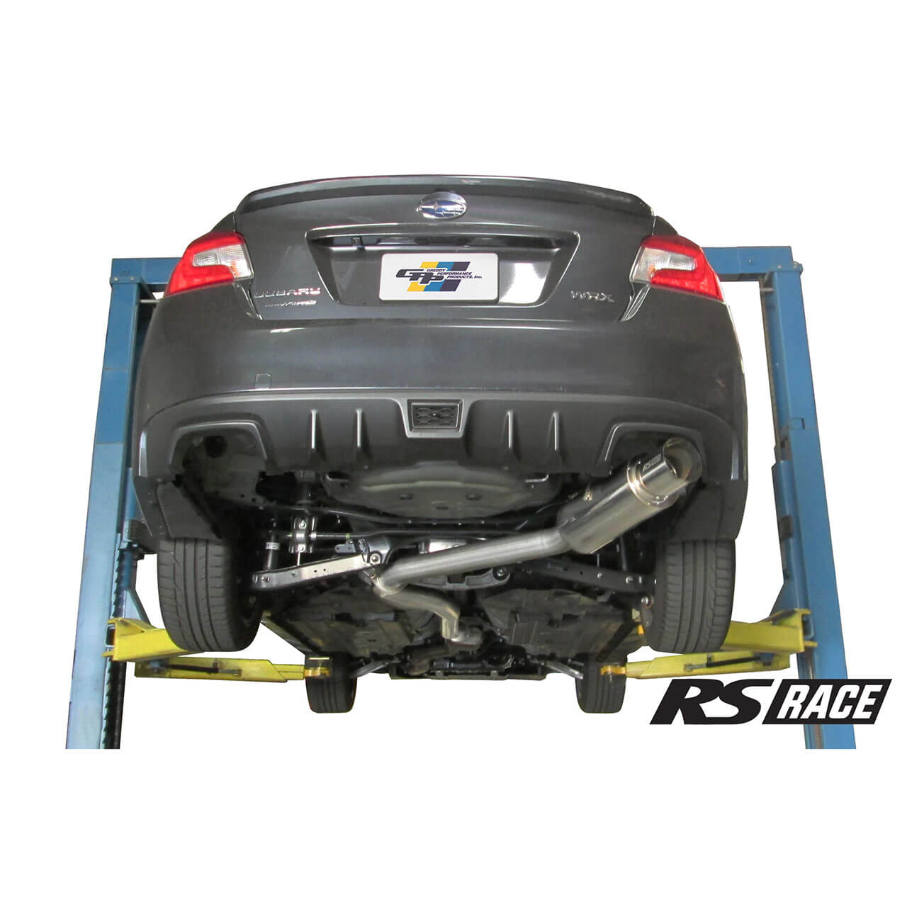 Greddy Revolution RS Exhaust, 2015-2021 STi & 2015-2021 WRX - Angle 2