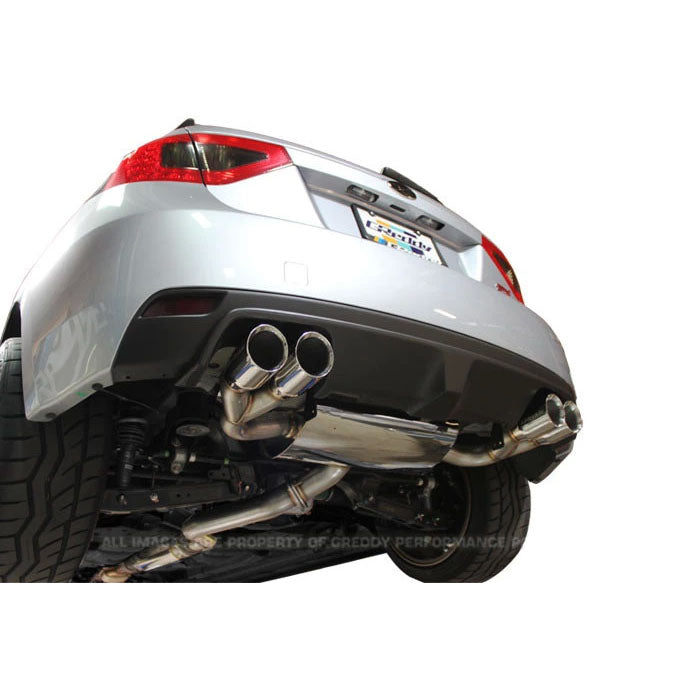Greddy Supreme SP Cat-Back Exhaust, 2009-2014 STi (Hatch) - Angle 2