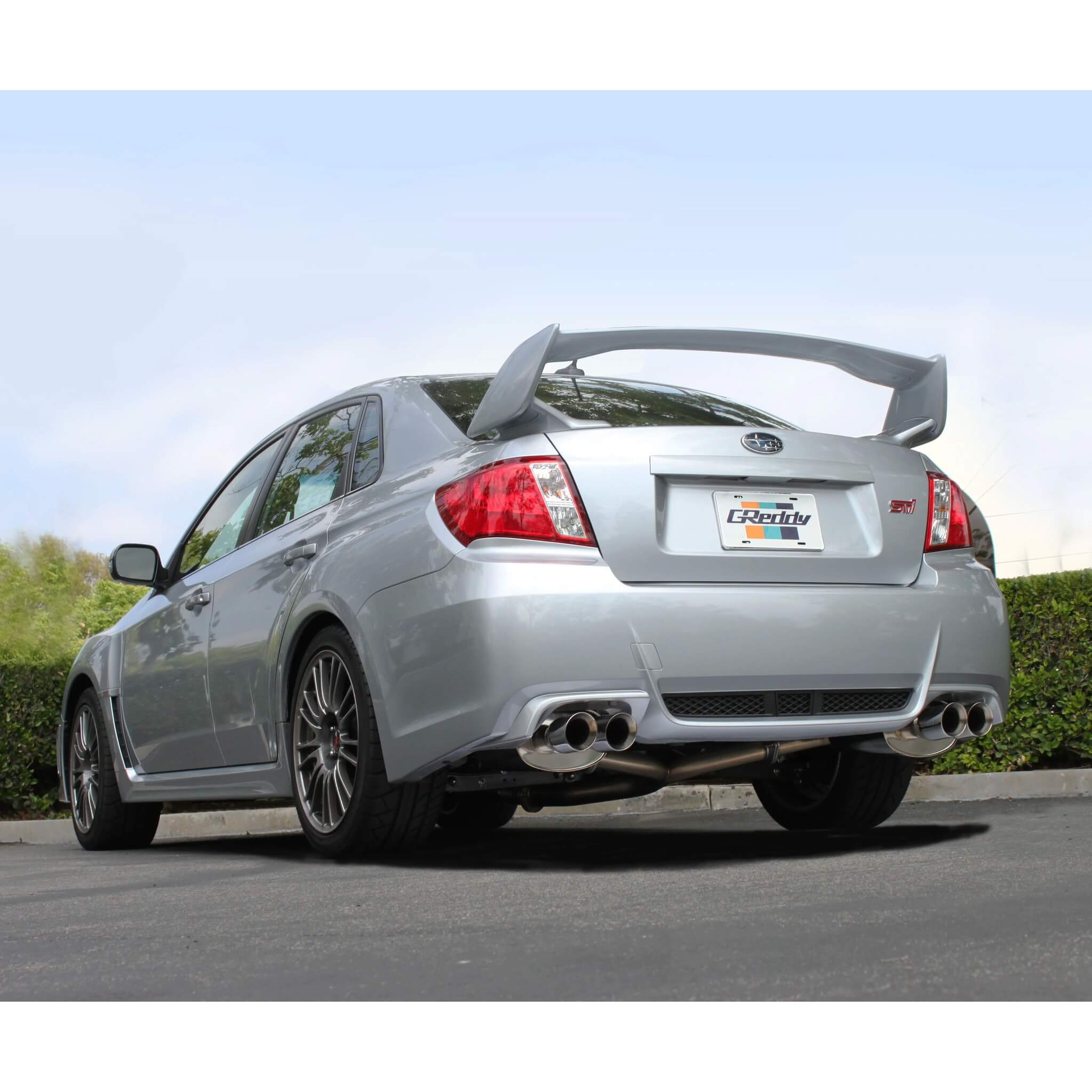 Greddy Supreme SP Cat-Back Exhaust, 2011-2014 STi (Sedan) - Angle 3