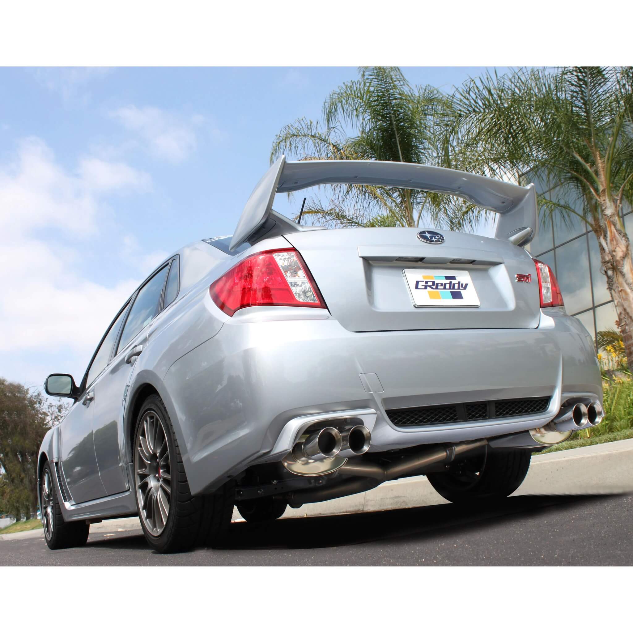 Greddy Supreme SP Cat-Back Exhaust, 2011-2014 STi (Sedan) - Angle 5