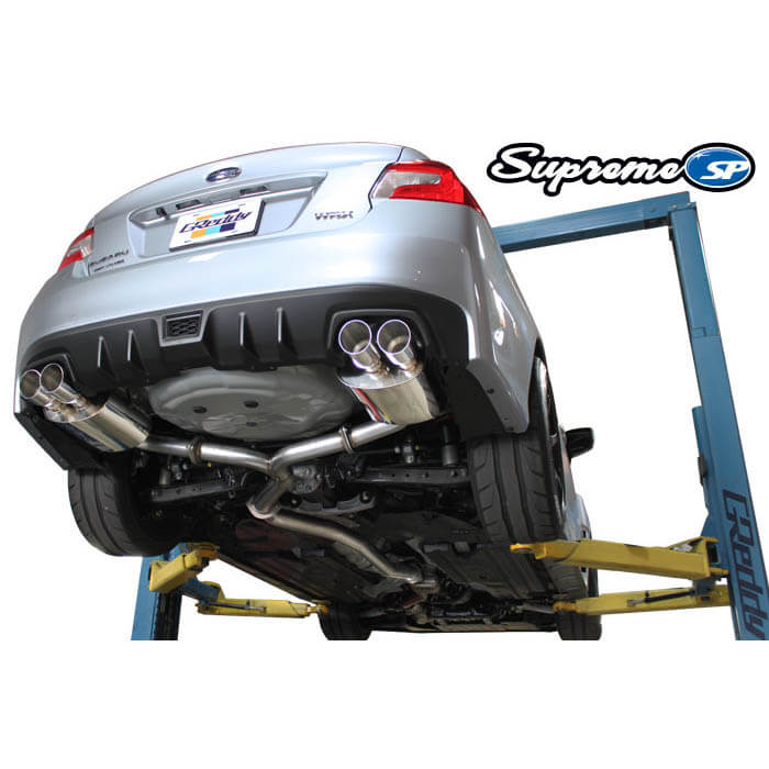Greddy Supreme SP Cat-Back Exhaust, 2015-2021 STi & 2015-2021 WRX - Angle 2