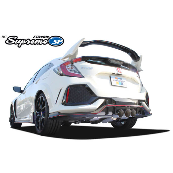 Greddy Supreme SP Exhaust, 2017-2021 Civic Type R - Angle 3