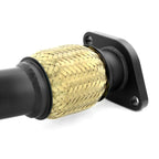 GrimmSpeed 2-Bolt Up Pipe (For EJ25, Black), 2006-2014 WRX & 2004-2021 STi - Angle 4