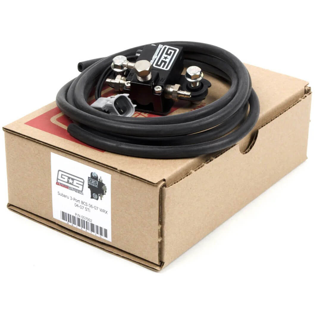 GrimmSpeed 3-Port Electronic Boost Control Solenoid (EBCS), 2004-2007 STi & 2006-2007 WRX - Angle 2