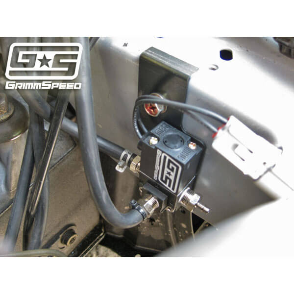GrimmSpeed 3-Port Electronic Boost Control Solenoid (EBCS), 2008-2015 EVO X - Angle 3