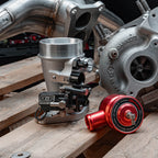GrimmSpeed Aluminum Turbo Inlet, 2015-2021 WRX - Angle 7