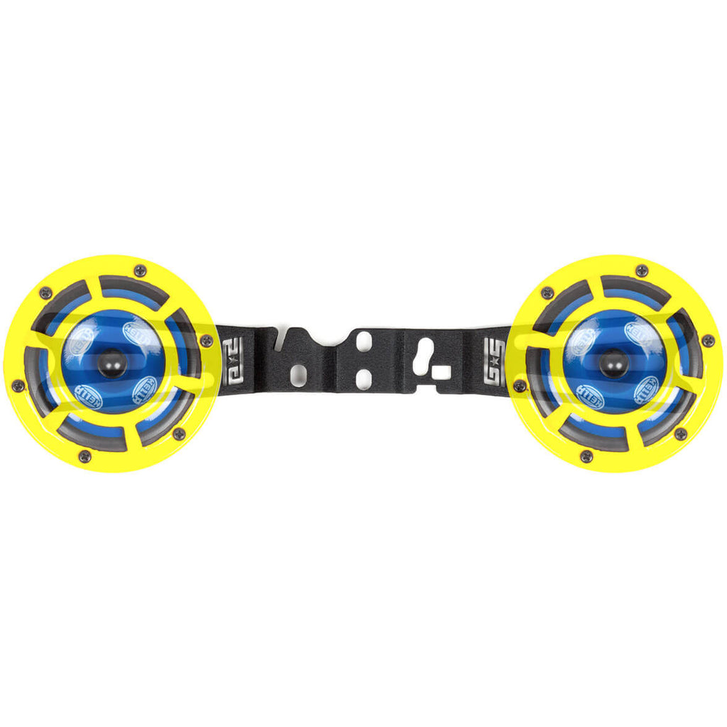 GrimmSpeed Brotie Hella Horn Mounting Bracket, 2002-2021 WRX & 2004-2021 STi - Angle 3