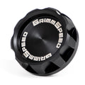 GrimmSpeed 'Cool Touch' v2 Delrin Oil Cap (Black), 2002-2021 WRX & 2004-2021 STi & BRZ/FR-S/86