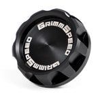 GrimmSpeed 'Cool Touch' v2 Delrin Oil Cap (Black), 2002-2021 WRX & 2004-2021 STi & BRZ/FR-S/86