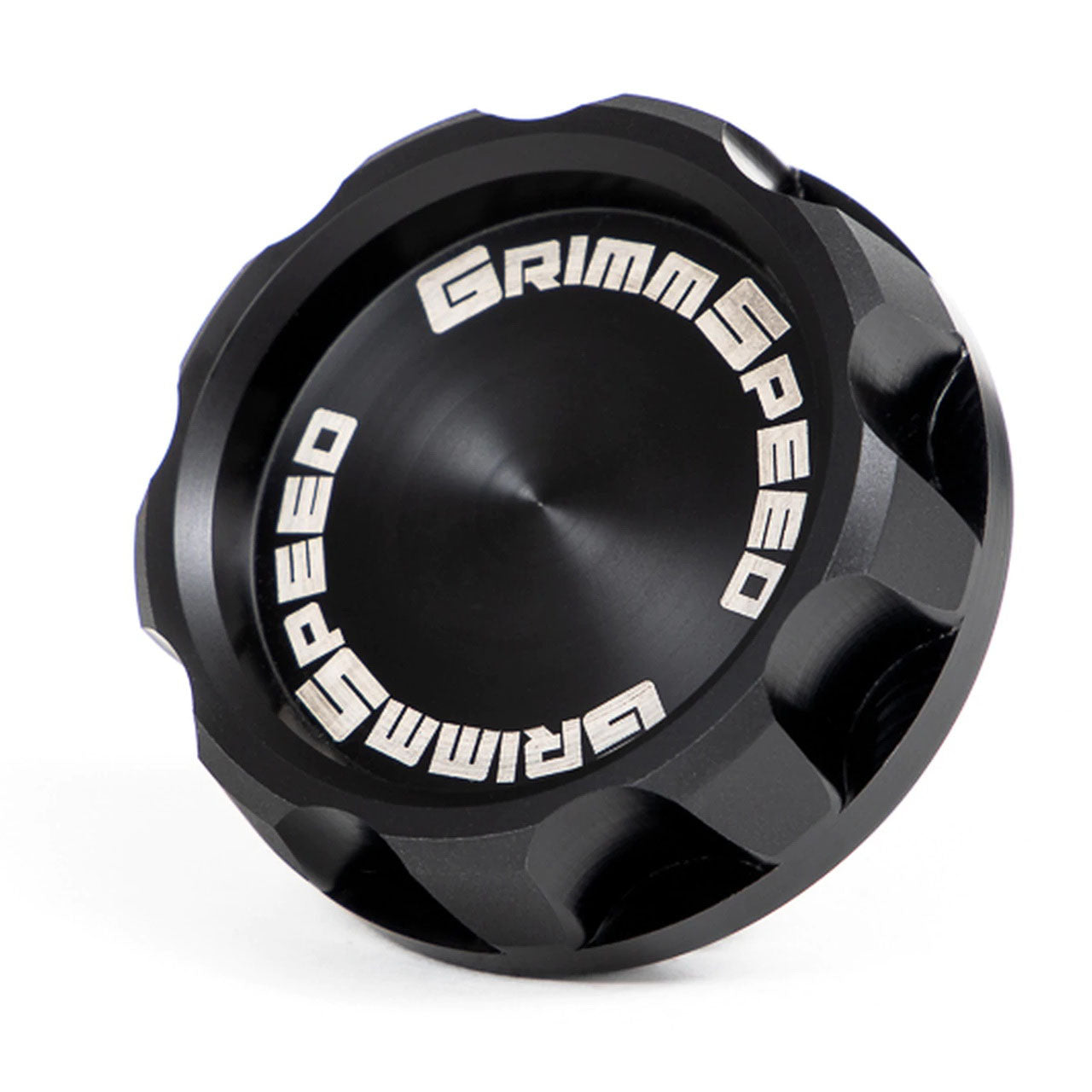 GrimmSpeed 'Cool Touch' v2 Delrin Oil Cap (Black), 2002-2021 WRX & 2004-2021 STi & BRZ/FR-S/86