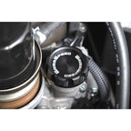 GrimmSpeed 'Cool Touch' v2 Delrin Oil Cap (Black), 2002-2021 WRX & 2004-2021 STi & BRZ/FR-S/86 - Angle 4