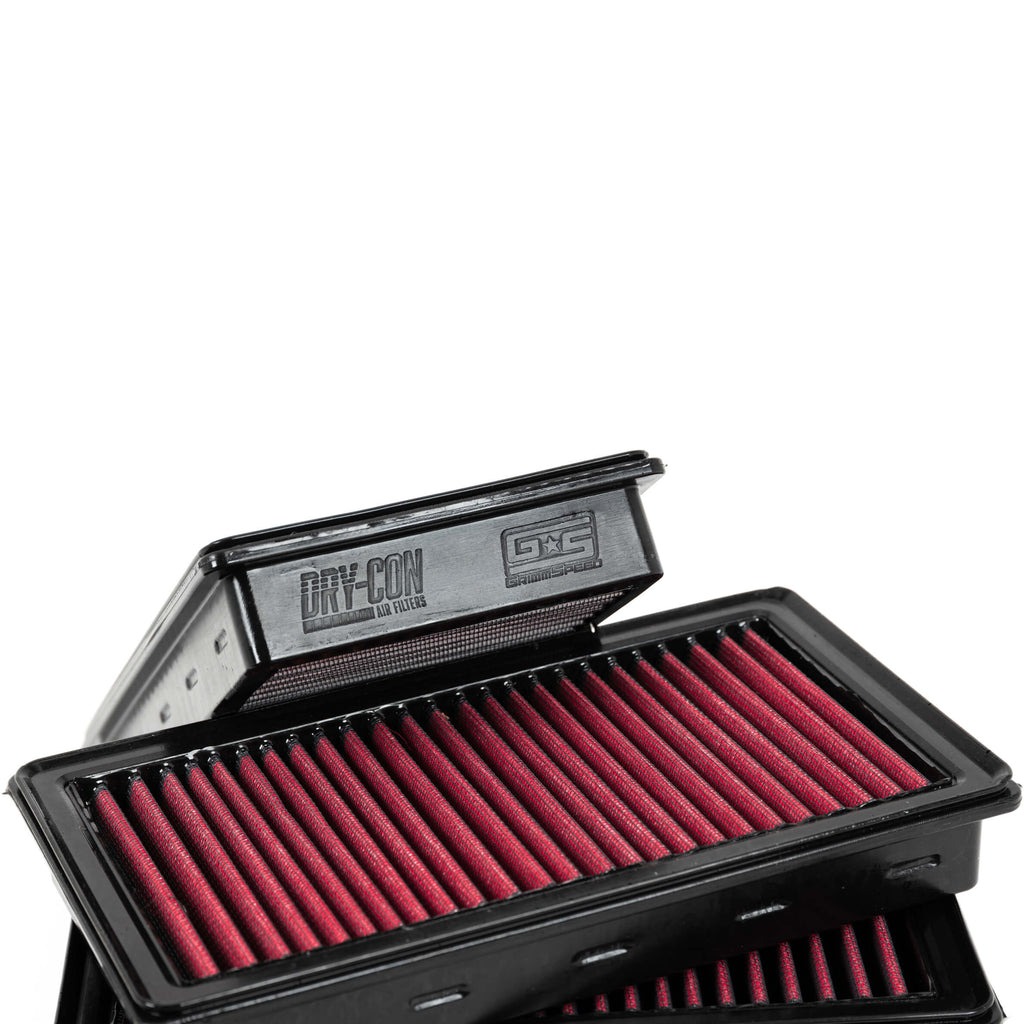 GrimmSpeed Dry-Con Performance Panel Air Filter, 2022-2026 BRZ & GR86 - Angle 3