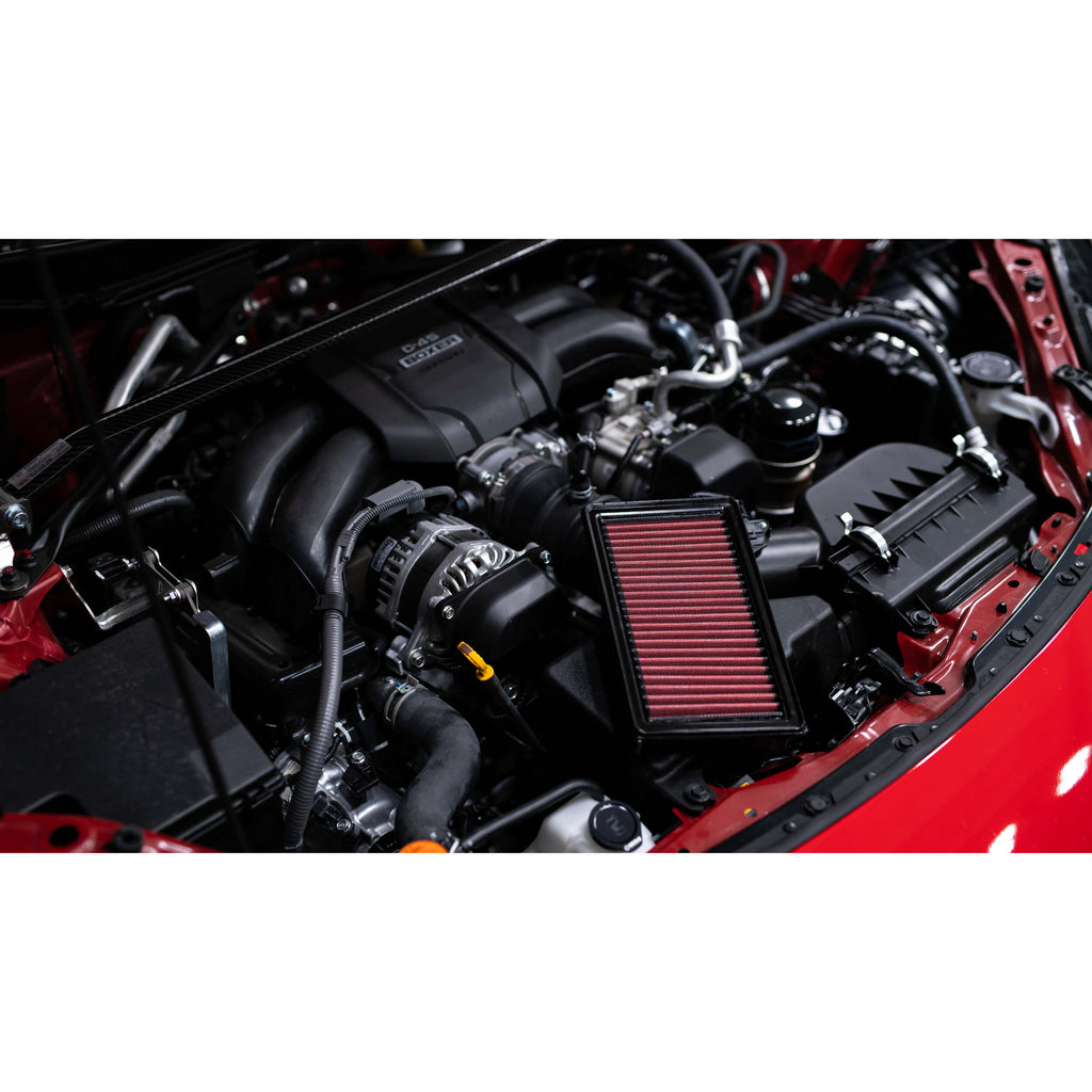 GrimmSpeed Dry-Con Performance Panel Air Filter, 2022-2026 BRZ & GR86 - Angle 6