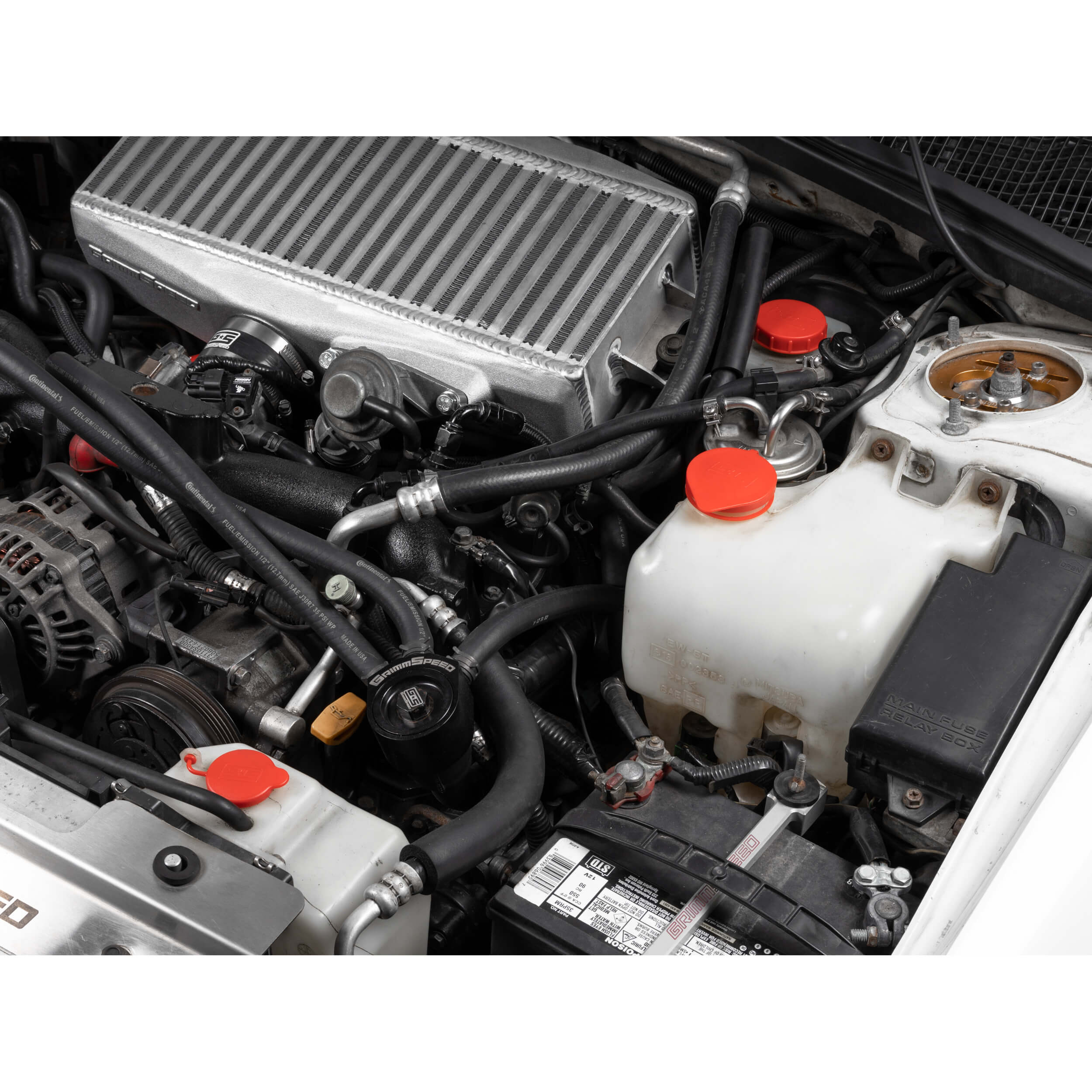 GrimmSpeed Engine Bay Reservoir Cap - Set/6, 2008-2021 WRX & STi