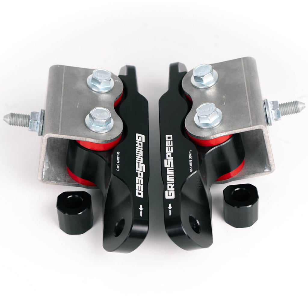 GrimmSpeed Engine Mounts (Street, Pair/2), 2002-2014 WRX & 2004-2021 STi - Angle 6