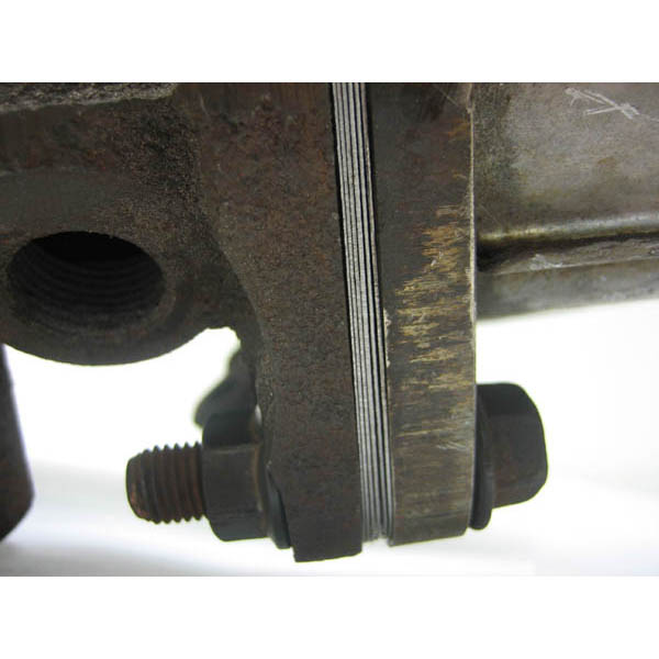 GrimmSpeed Exhaust Manifold => Up Pipe Gasket (2x Thick), 2002-2014 WRX & 2004-2021 STi - Angle 3
