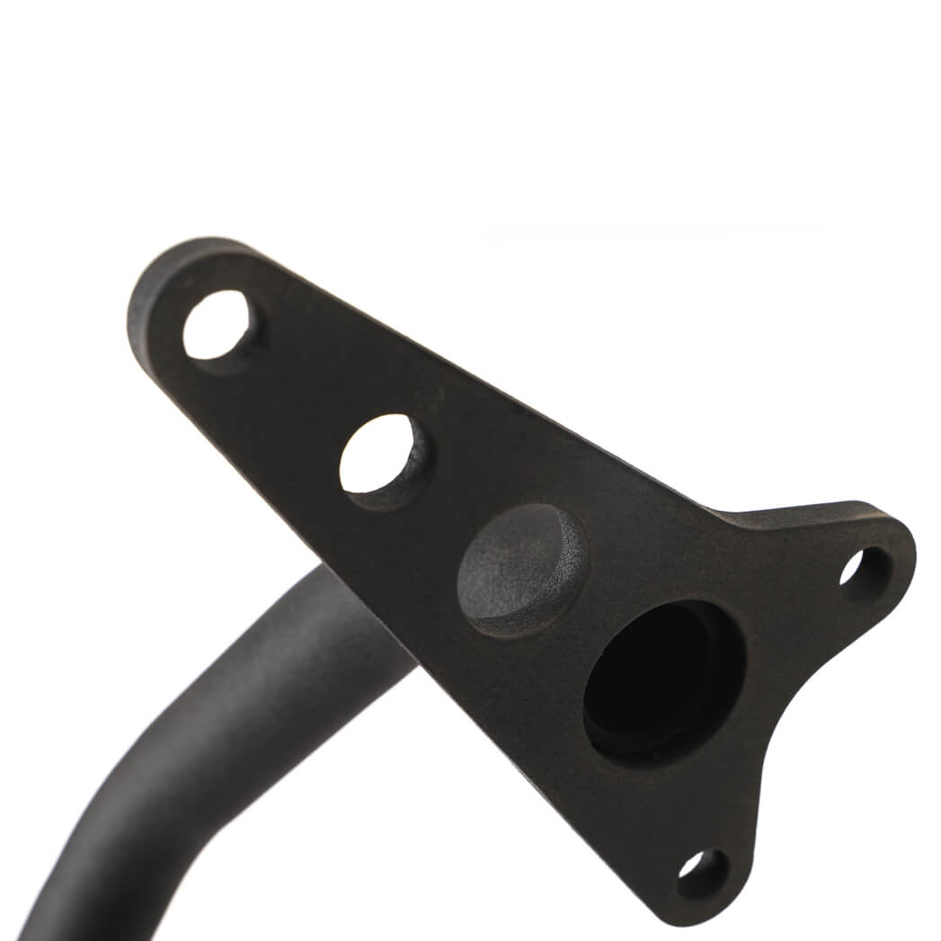 GrimmSpeed Front Mount Intercooler Bumper Bar (Black Powdercoat), 2008-2014 WRX & STi - Angle 4