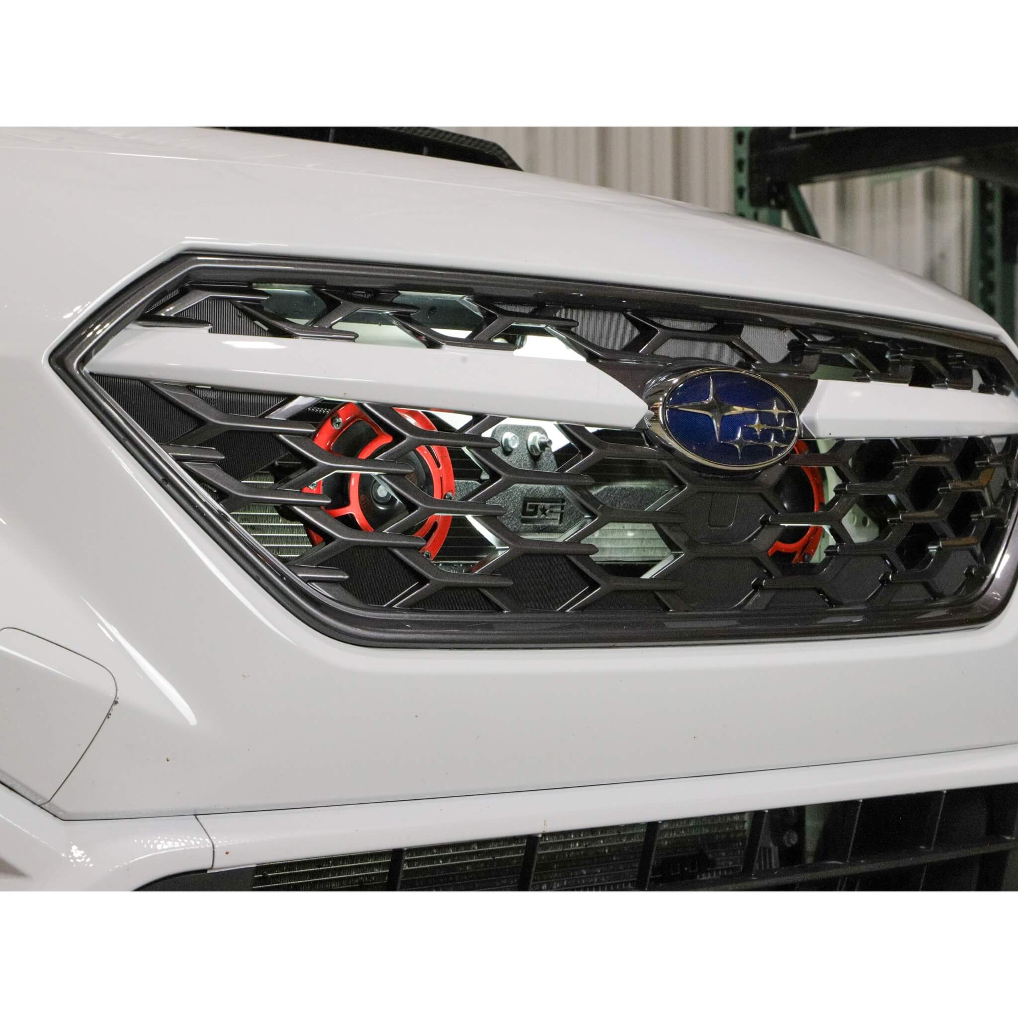 GrimmSpeed Hella Horn Mounting Bracket (Black), 2022-2026 WRX - Angle 7