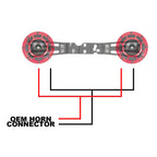 GrimmSpeed Hella Horn Wiring Harness, 2015-2021 STi & 2015-2021 WRX - Angle 5