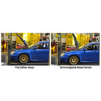 GrimmSpeed High-Lift Hood Struts, 2002-2007 WRX & 2004-2007 STi - Angle 2
