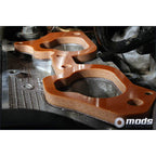 GrimmSpeed Intake Manifold Phenolic Spacers (8mm w/ HW, Pair/2), 2002-2014 WRX & 2004-2021 STi - Angle 3