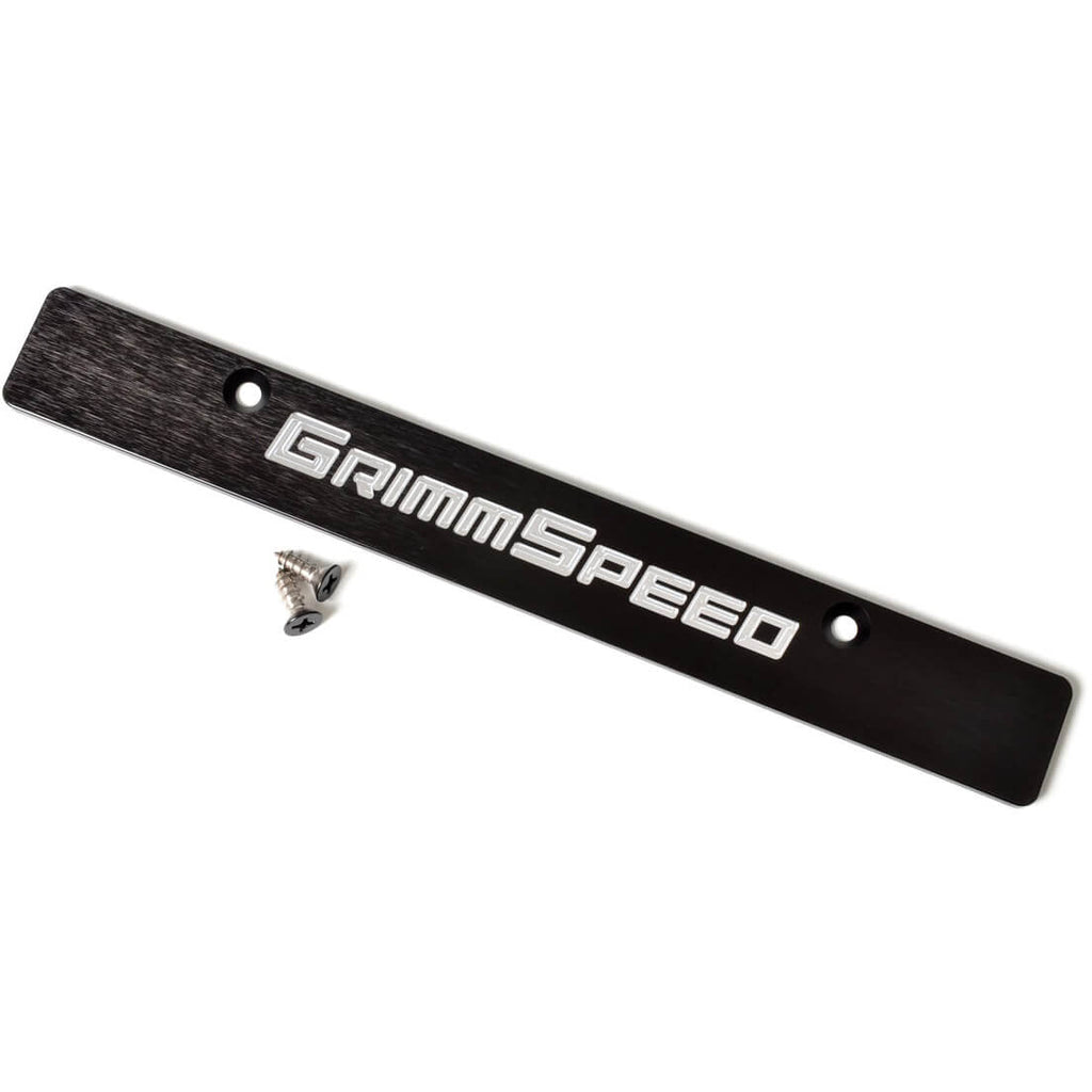 GrimmSpeed License Plate Delete (Black), 2006-2014 WRX & 2006-2014 STi