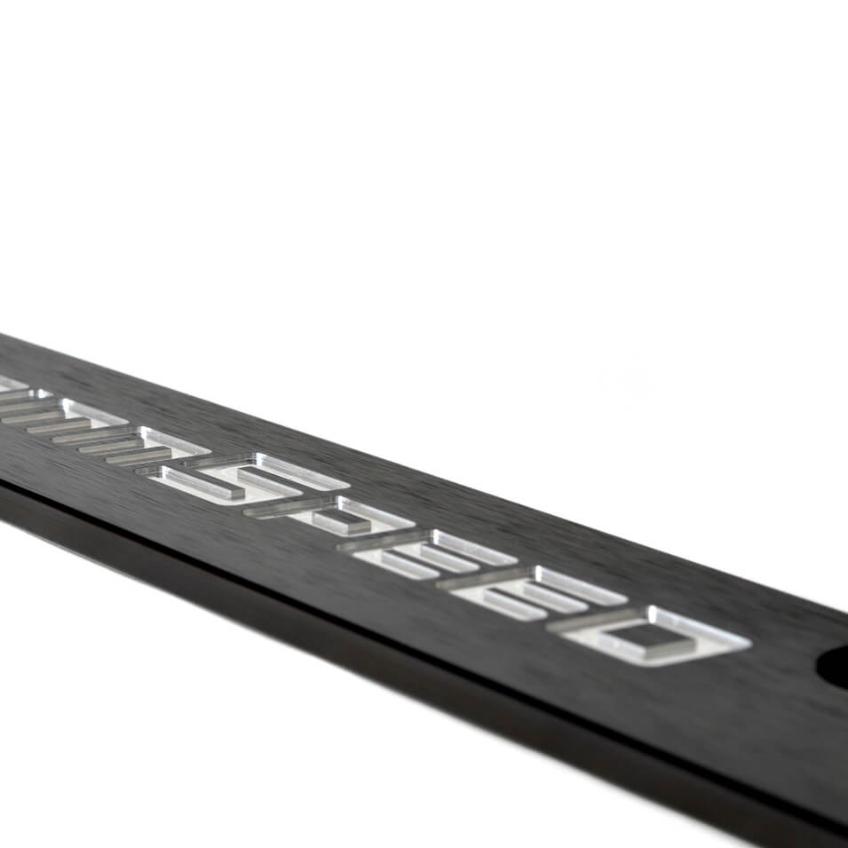 GrimmSpeed License Plate Delete (Black), 2006-2014 WRX & 2006-2014 STi - Angle 2