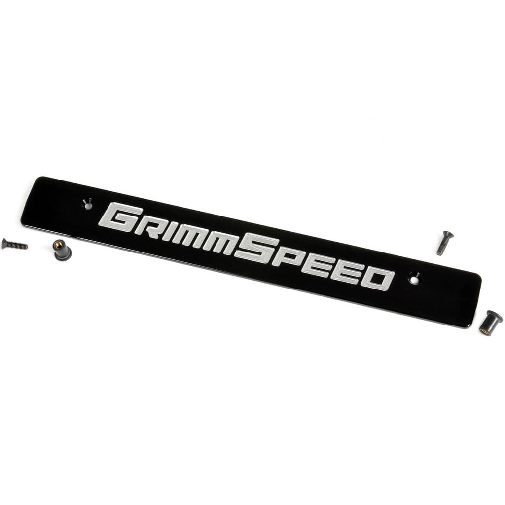GrimmSpeed License Plate Delete (Black), 1998-2010 Forester (ALL)