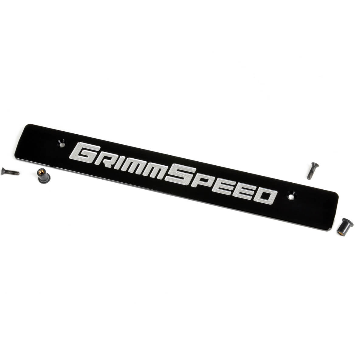 GrimmSpeed License Plate Delete (Black), 1998-2010 Forester (ALL)