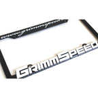 GrimmSpeed License Plate Frames (Pair/2) - Angle 2