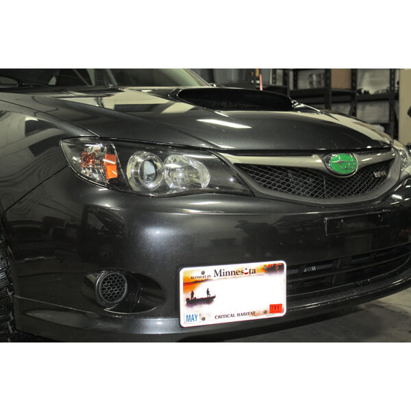 GrimmSpeed License Plate Relocation Kit, 2008-2014 WRX & 2005-2009 LGT - Angle 4