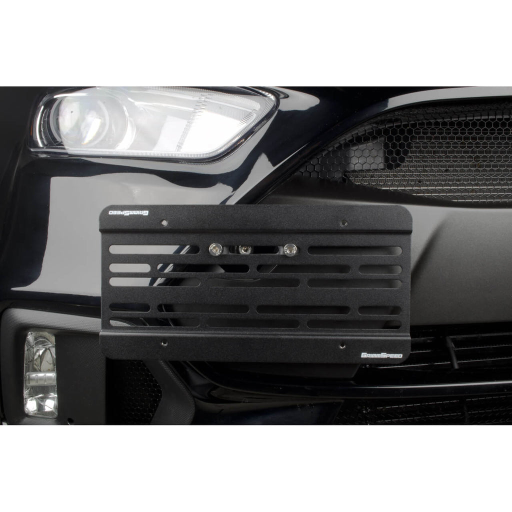 GrimmSpeed License Plate Relocation Kit, 2016-2018 Focus RS - Angle 2