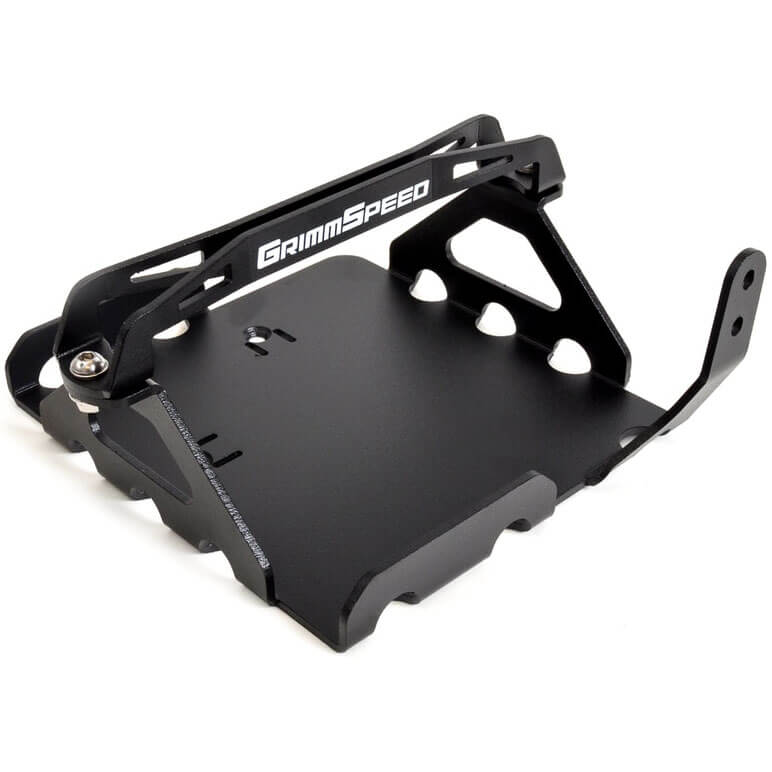GrimmSpeed Lightweight Battery Mount Kit w/o Battery, 2008-2021 WRX & STi