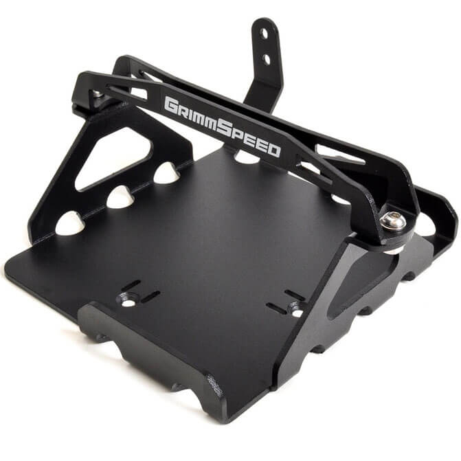 GrimmSpeed Lightweight Battery Mount Kit w/o Battery, 2008-2021 WRX & STi