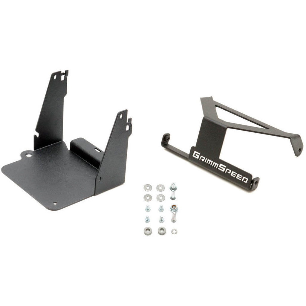GrimmSpeed Lightweight Battery Mount w/o Battery (Black), 2013-2018 Focus ST & 2016-2018 Focus RS