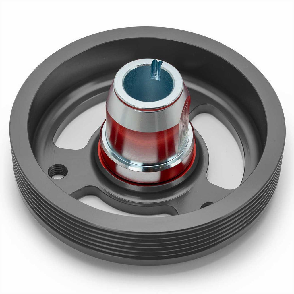 GrimmSpeed Lightweight Crank Pulley Hub (Use w/ GrimmSpeed LW Crank Pulley), 2019-2021 WRX - Angle 5
