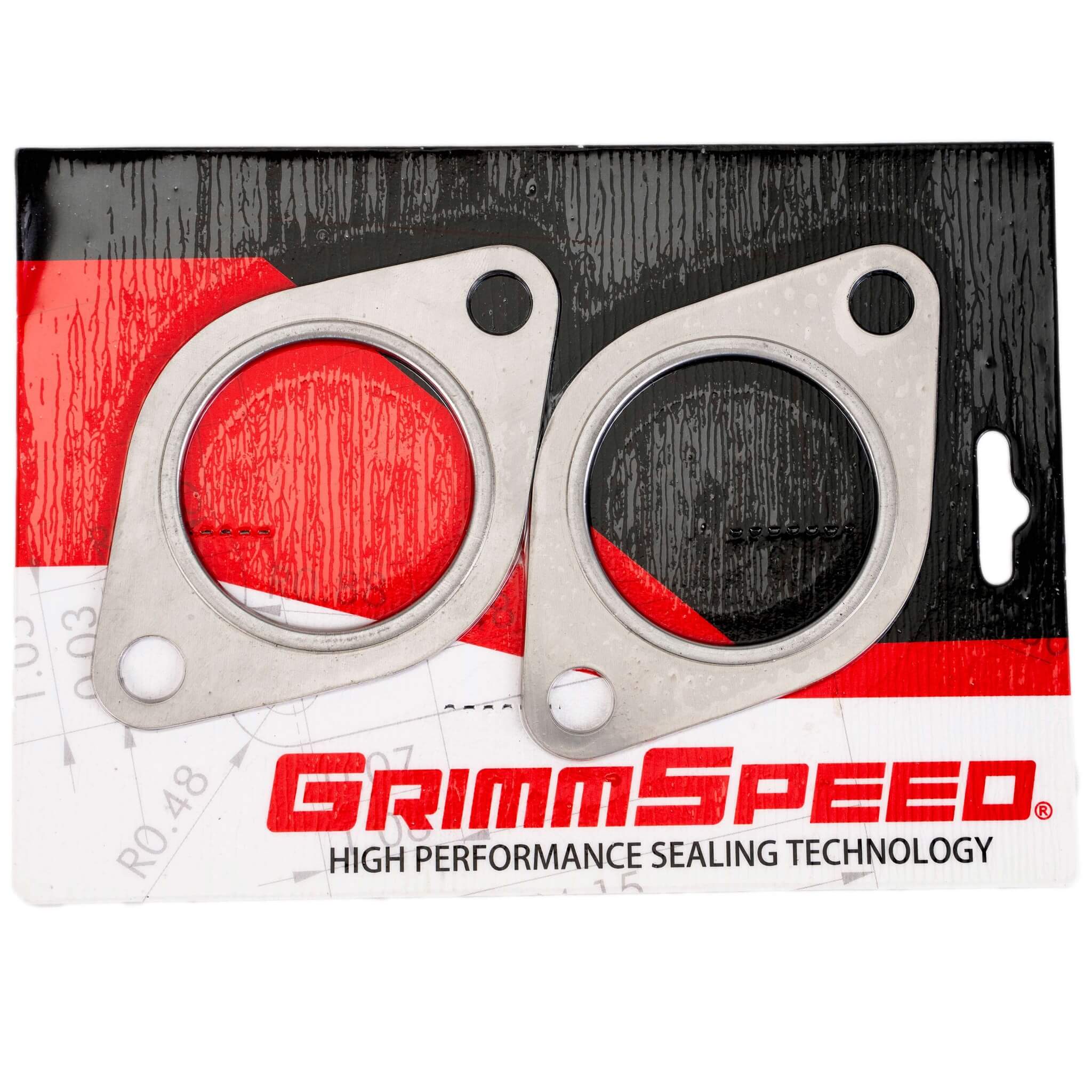 GrimmSpeed Manifolds => Cross Pipe Gaskets (Pair/2), 2002-2014 WRX & 2004-2021 STi - Angle 3