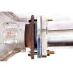 GrimmSpeed OEM Downpipe to 3in Cat-Back Adapter, 2002-2026 WRX & 2004-2021 STi - Angle 3