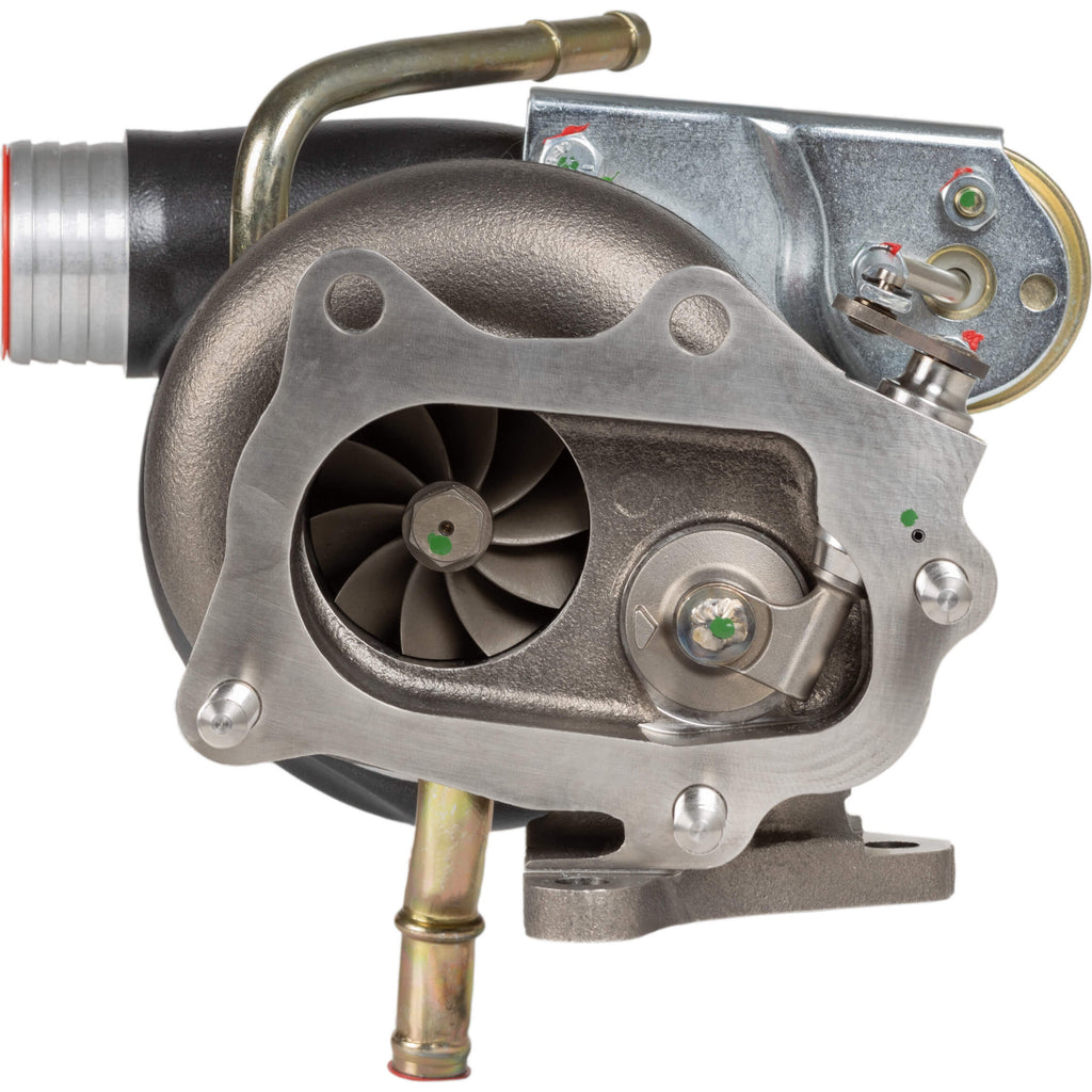 GrimmSpeed OVERTAKE BB500 Turbocharger Kit (Ball Bearing), 2002-2014 WRX & 2004-2021 STi - Angle 3