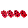 GrimmSpeed Poly Exhaust Hanger (12mm, Two-Position, Set/4), 2008-2026 WRX/STi & BRZ/FR-S/86