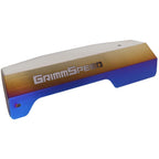 GrimmSpeed Pulley Cover (Titanium), 2015-2021 WRX - Angle 3