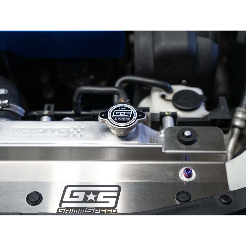 GrimmSpeed Radiator Cap (1.3 Bar), 2002-2014 WRX & 2004-2021 STi - Angle 3