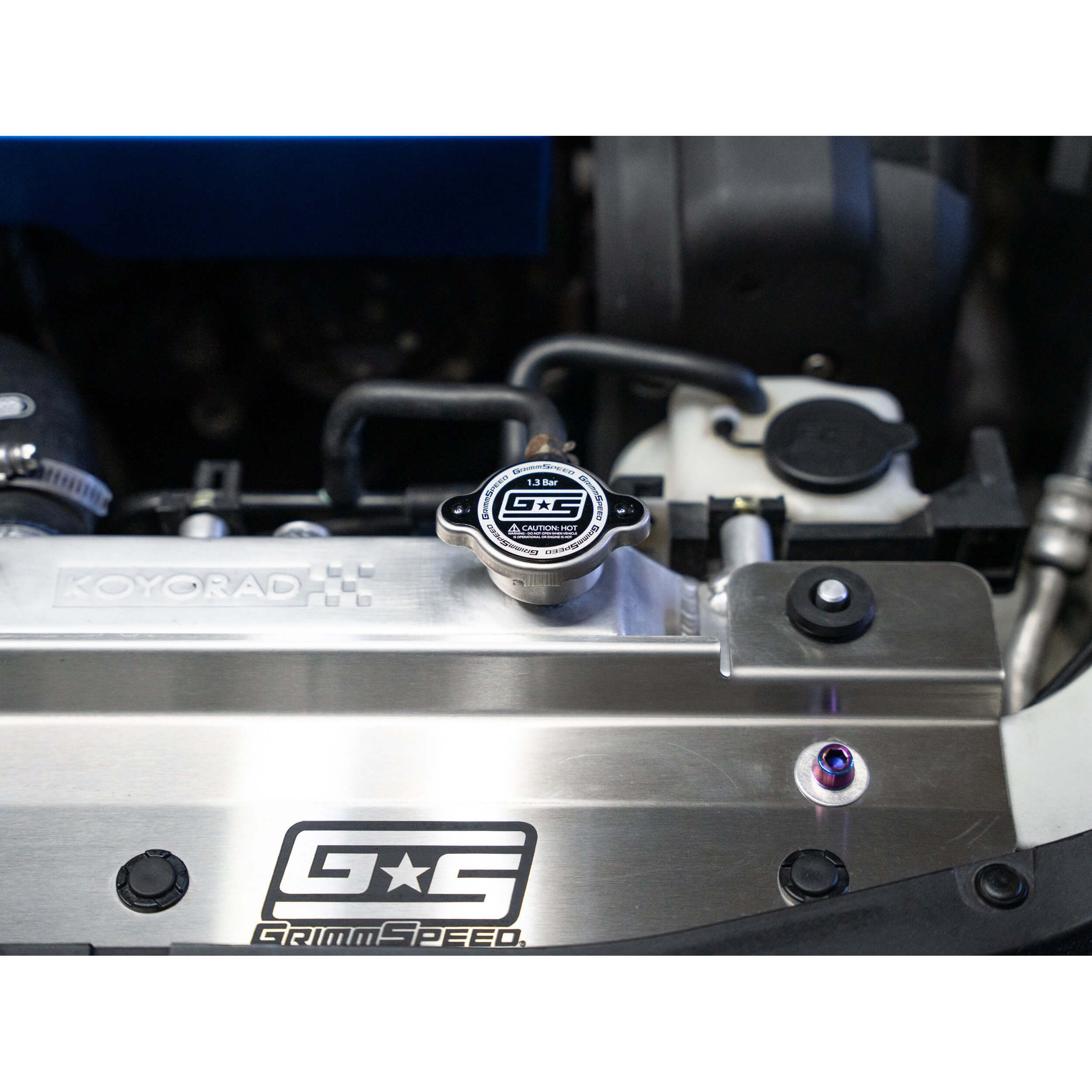 GrimmSpeed Radiator Cap (1.3 Bar), 2002-2014 WRX & 2004-2021 STi - Angle 3