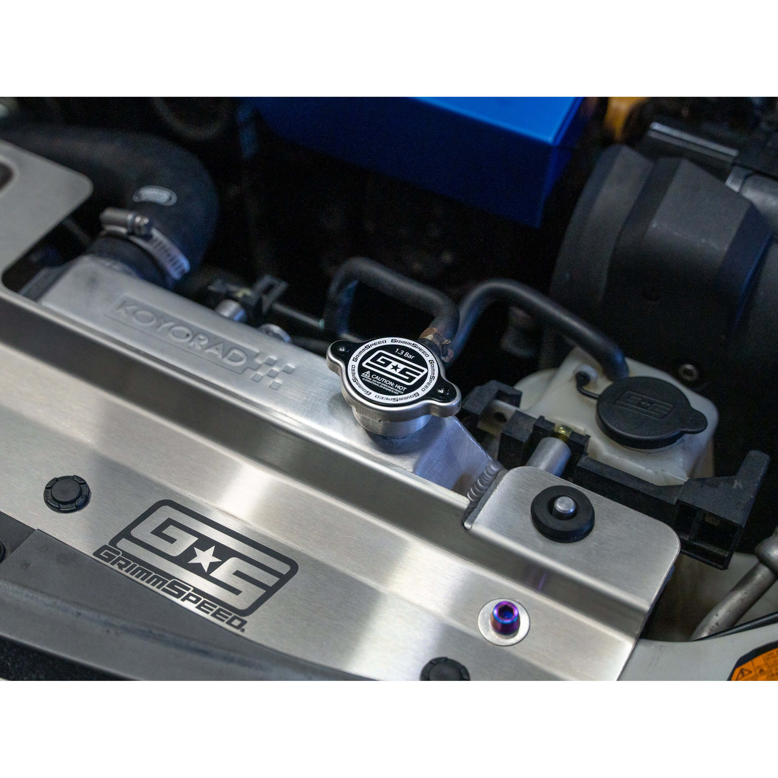 GrimmSpeed Radiator Cap (1.3 Bar), 2002-2014 WRX & 2004-2021 STi - Angle 5