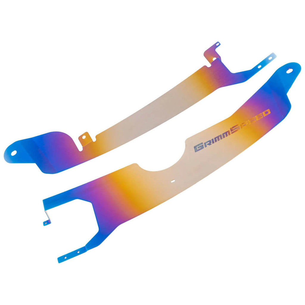 GrimmSpeed Radiator Shroud (Titanium), 2022-2026 WRX