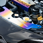 GrimmSpeed Radiator Shroud (Titanium), 2022-2026 WRX - Angle 4