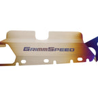 GrimmSpeed Radiator Shroud (Titanium), 2015-2021 STi & 2015-2021 WRX - Angle 3