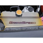 GrimmSpeed Radiator Shroud (Titanium), 2015-2021 STi & 2015-2021 WRX - Angle 4